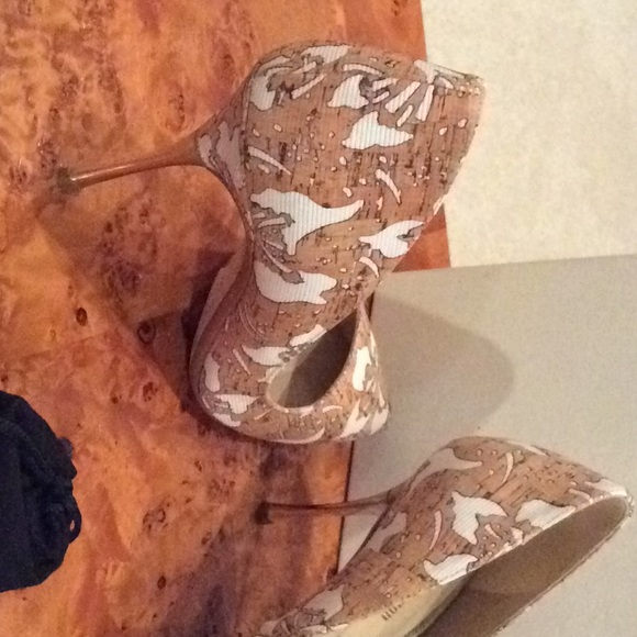 Nicholas Kirkwood $795 Leather “Cork” printed pump - Picture 3 of 9